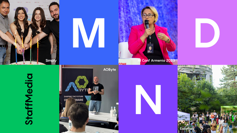 Monthly News Digest. EasyPay-ի հովանավորությունը GASTROFEST 2023-ին, AOByte-ի մեկնարկած ինթերնշիփը, AI Conf Armenia 2023-ն ու Simply-ի 12-ամյակը￼